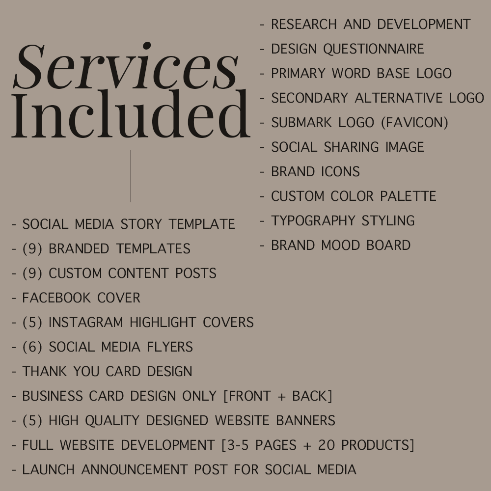 DIGITAL BRAND + MARKETING MODERN PACKAGE